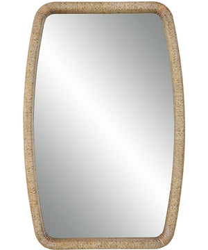 Tiki Rattan Mirror