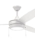 Nolyn 52 in. 3-Blade Modern LED Ceiling Fan Matte White