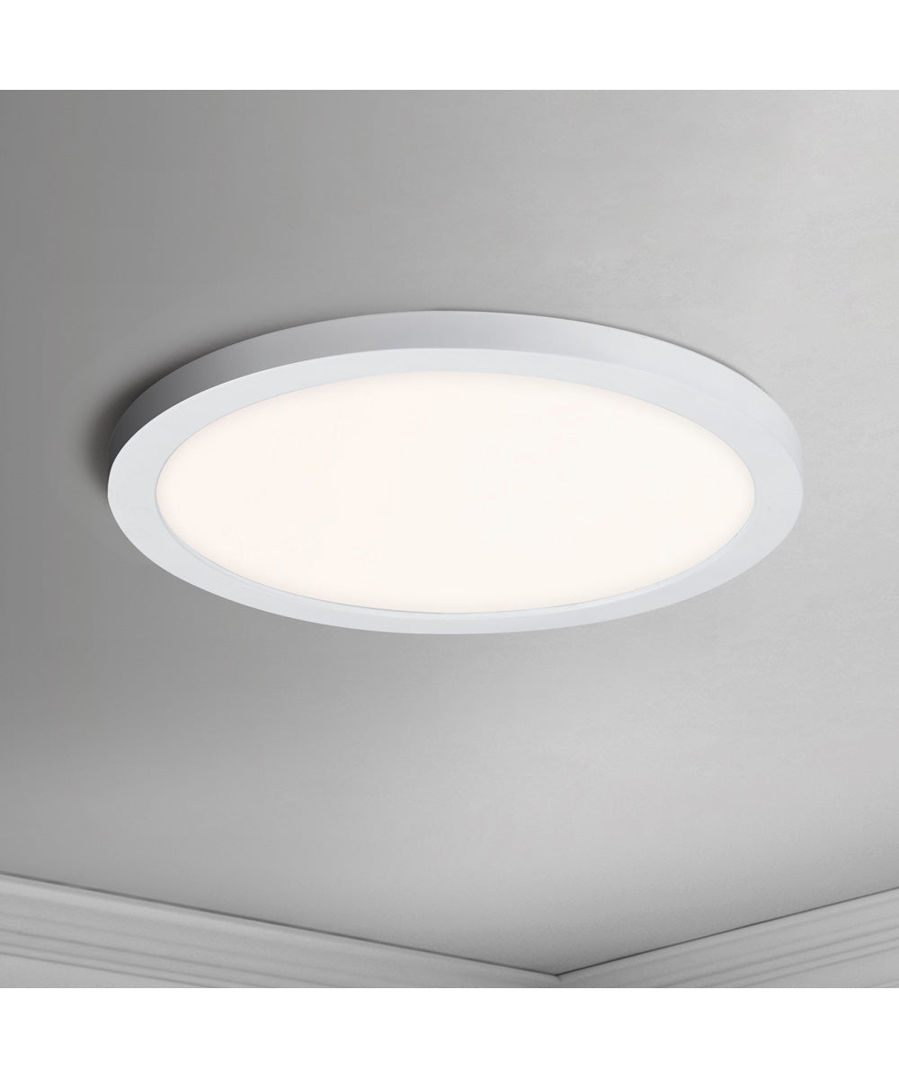 Chip 9 inch 18W RD LED Flush Mount 3000K White