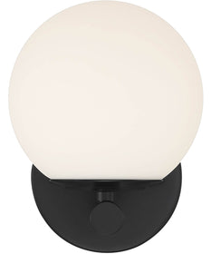 Crown Heights 1 Light Wall Sconce Matte Black
