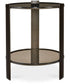 Hanson Bronze & Dark Glass Side Table