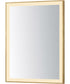 Framed 24x32 LED Mirror - 3CCT Gold