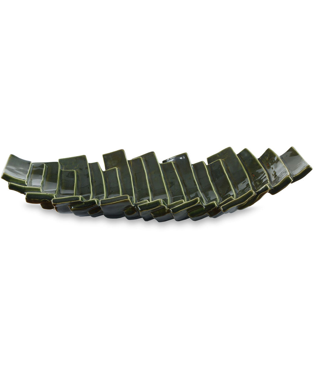 Harbor Ridge Olive Green Bowl