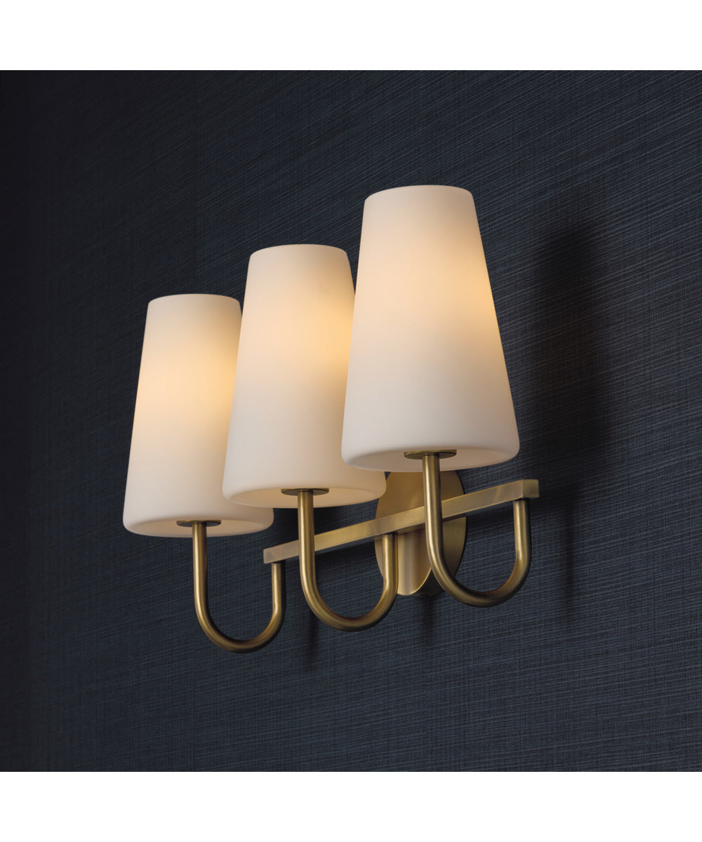 Averitt 3-Light Vanity Aged Brass