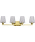 Lune 4-Light Vanity & Wall Vintage Brass