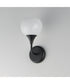 Neve 1-Light Wall Scone Black