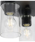Cofield 12 in. 3-Light Flush Mount P350237 Matte Black