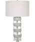 Band Together Crystal & Wood Table Lamp