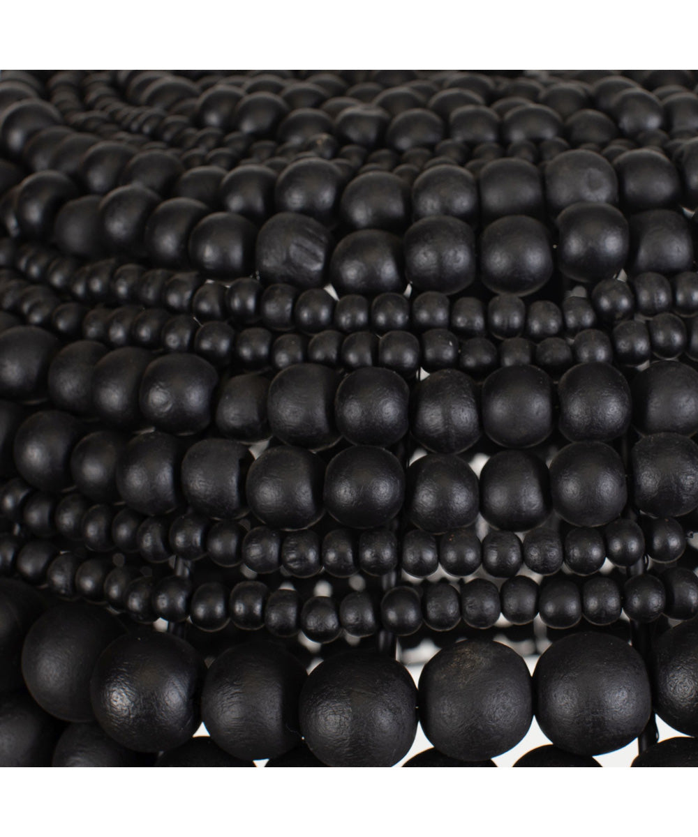 Persephone Black Bead 1 Light Pendant