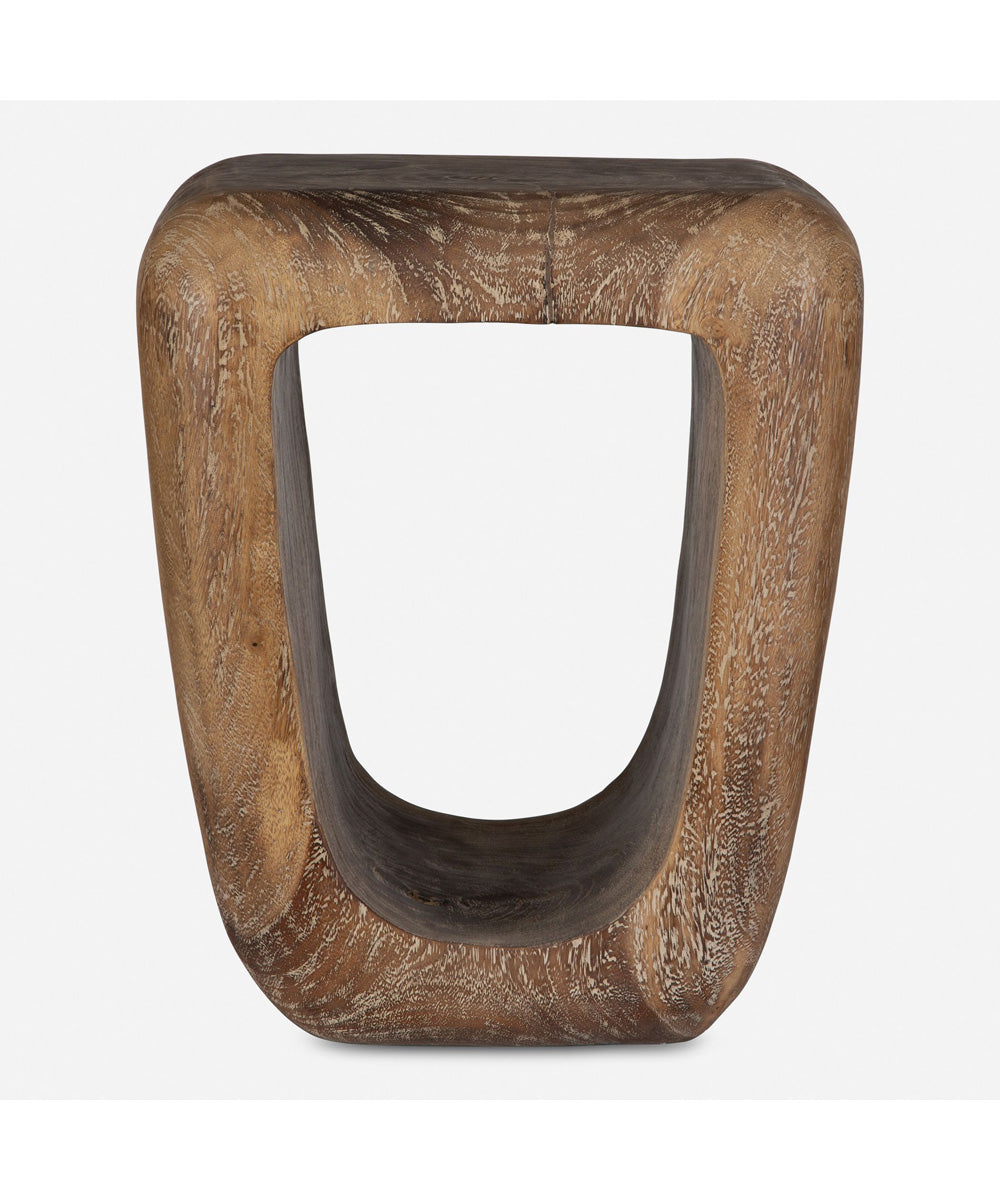 Loophole Bleached Wash Accent Stool