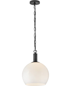 Rivi 1-Light Medium Pendant in Black