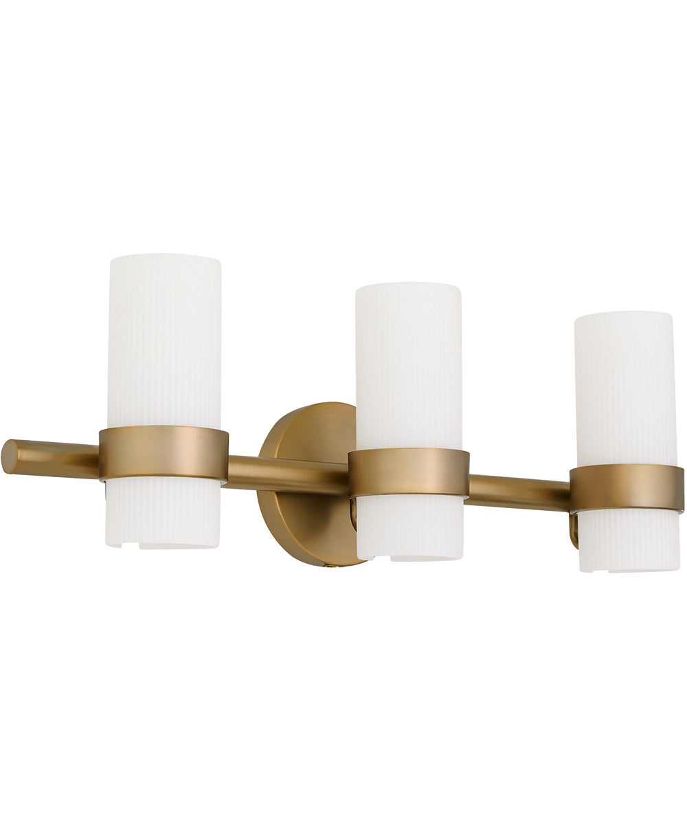 Sojourn 3-light Bath Vanity Light Brushed Brass