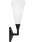 Gatsby 1-Light Sconce Matte Black