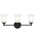 Bronson 3 Light Vanity Matte Black