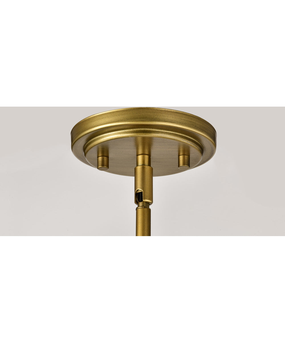 Solara 7-Light Chandelier Natural Brass