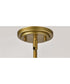 Solara 7-Light Chandelier Natural Brass
