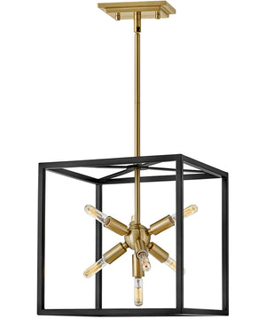 Aros 7-Light Small Convertible Pendant in Black*