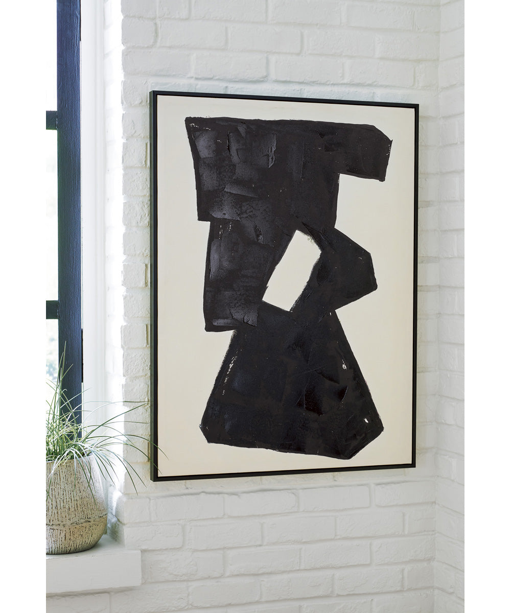 Garviery Wall Art Black/Cream