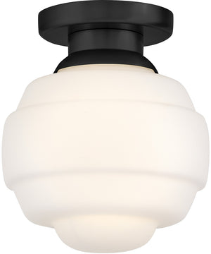 Penny 1-Light Extra Small Flush Mount in Black
