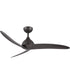 Nirra 52-in. 3-Blade Modern Ceiling Fan Satin Natural Bronze