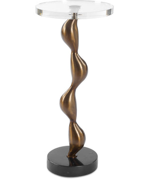 Remolino Bronze Drink Table