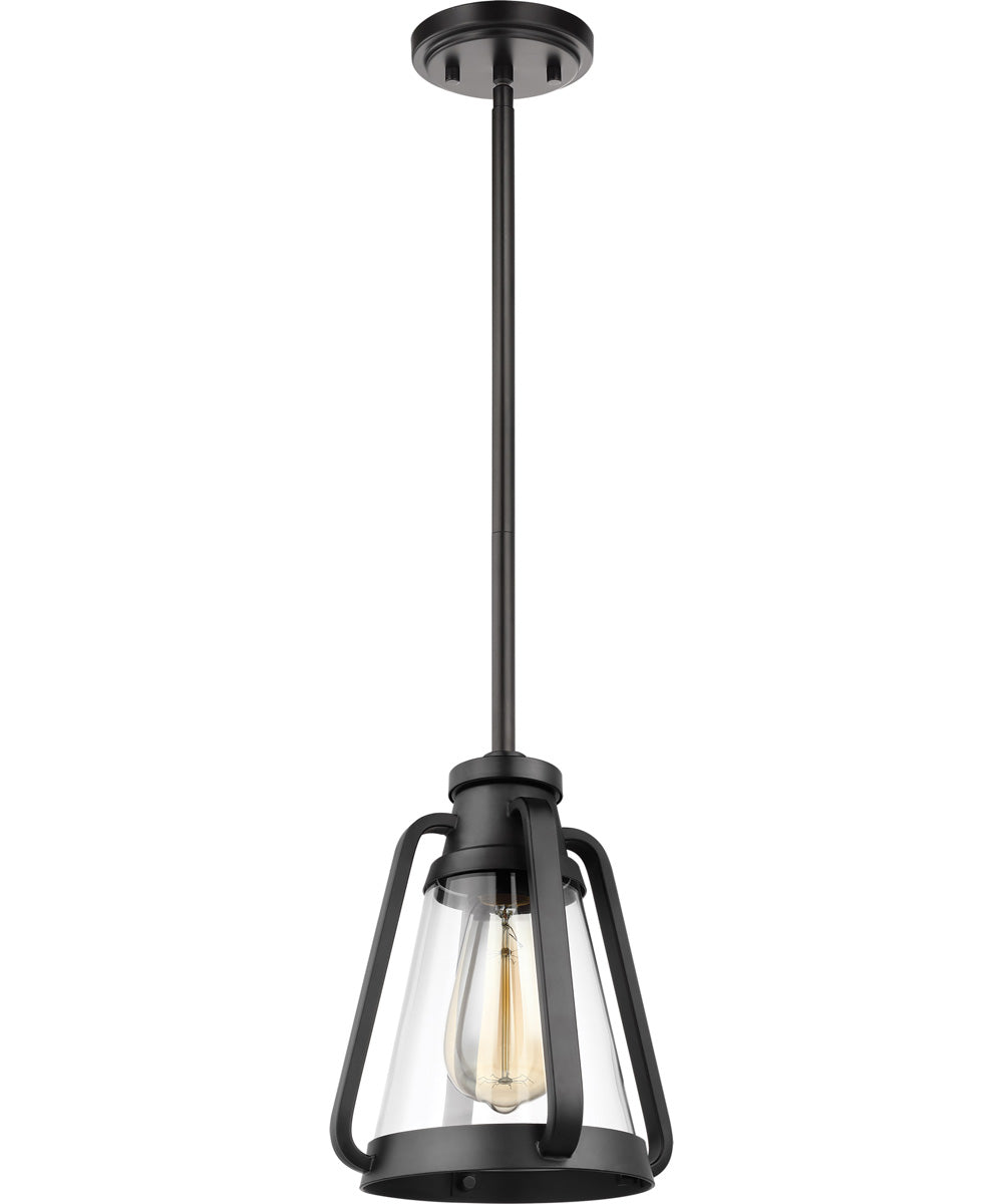 Everett 1-Light Pendant Matte Black