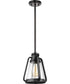 Everett 1-Light Pendant Matte Black