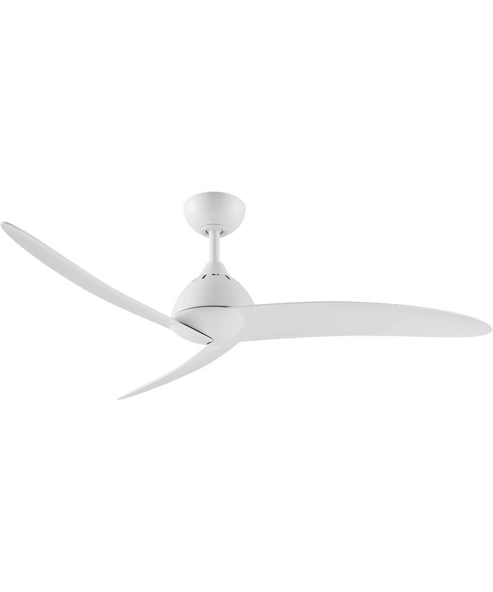 Nirra 52-in. 3-Blade Modern Ceiling Fan Matte White