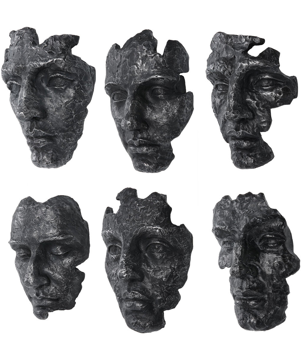 Self-Portrait Metallic Wall Decor, Set of 6