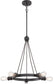 28"W Paxton 5-Light Chandelier Aged Bronze