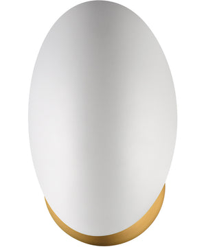 Maris Wall Sconce White/Natural Aged Brass