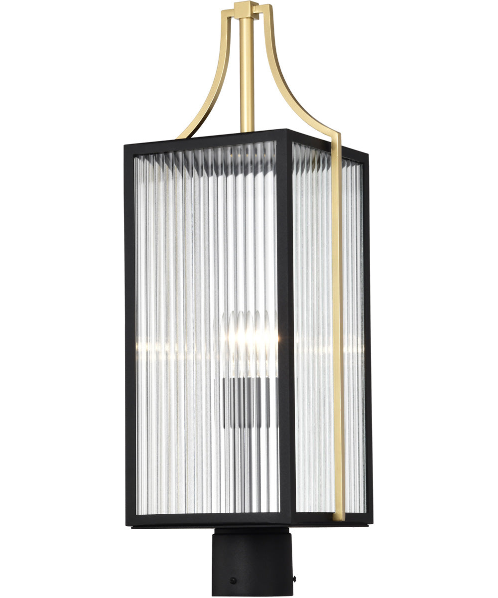 Holden 1-Light Outdoor Black / Gold