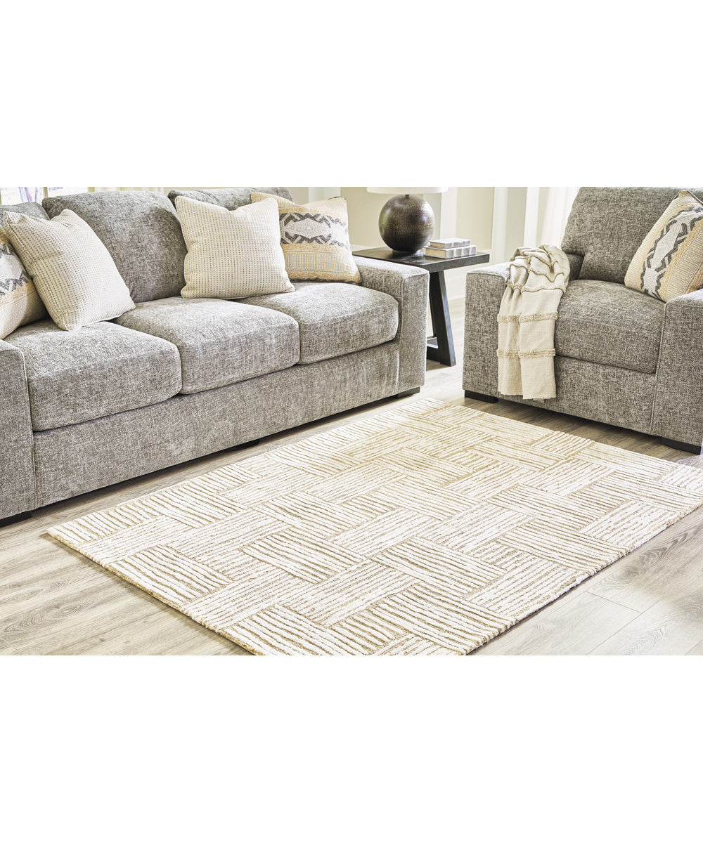 Adanmund Medium Rug Beige/Caramel