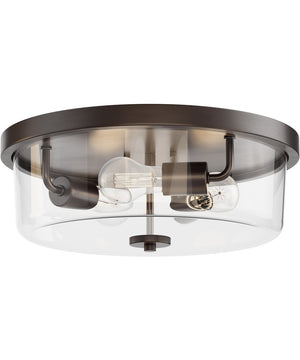 Fuller 3-Light Flush Mount Oil Rubbed Bronze