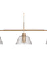 Pleated 3-Light Lighting Premium Bronze