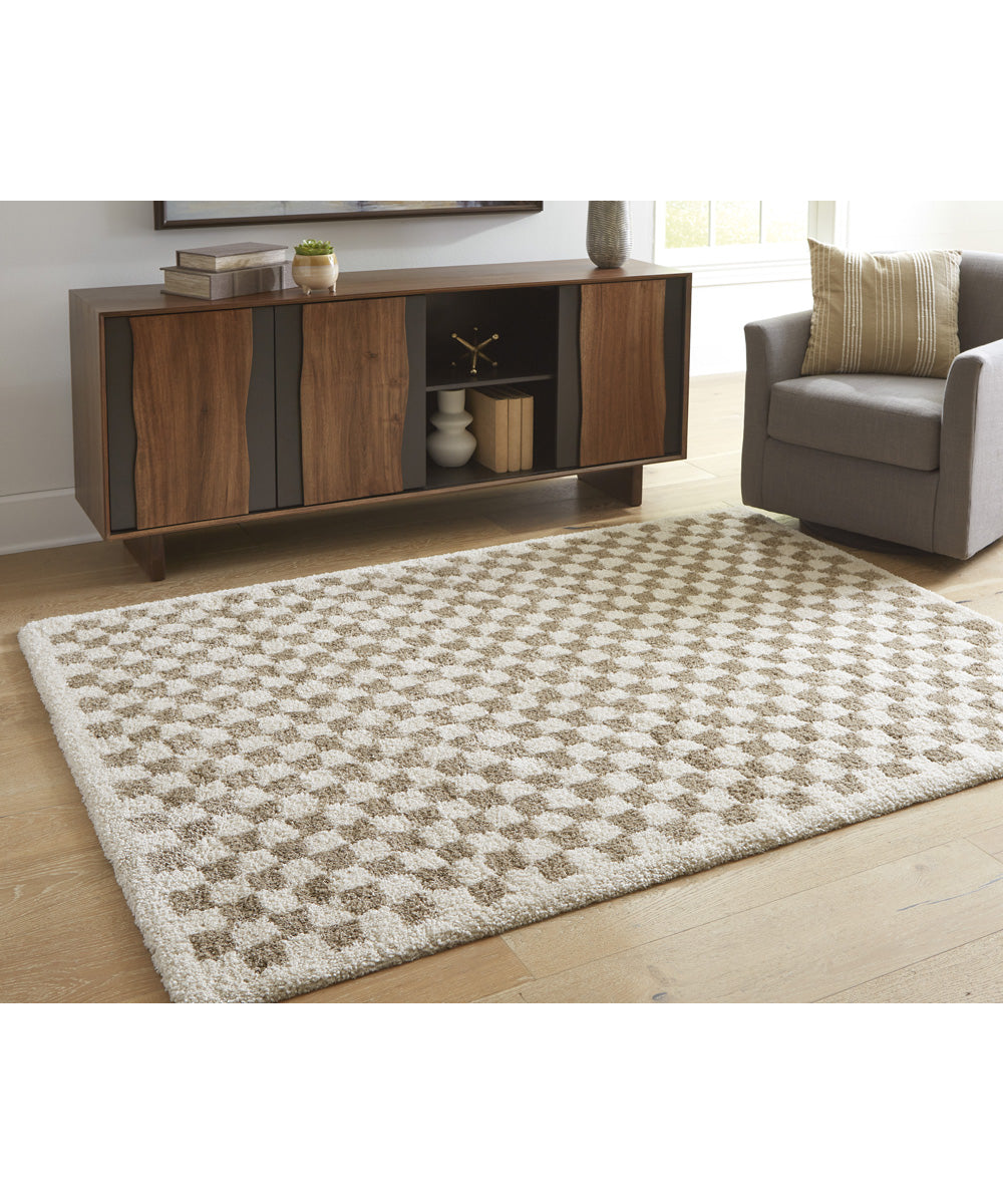 Karamen Medium Rug Taupe/Ivory