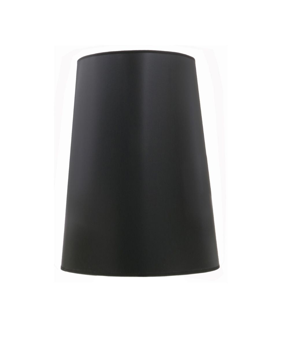 12x16x20 Black Parchment/Gold Foil Hardback Tapered Cylinder Lampshade