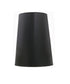 12x16x20 Black Parchment/Gold Foil Hardback Tapered Cylinder Lampshade