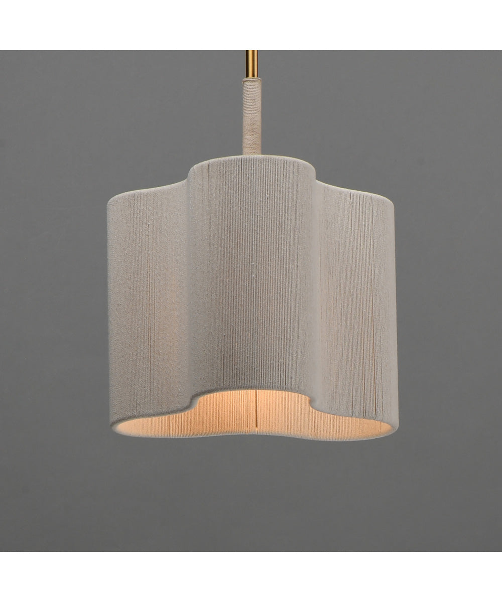 Corsica 1-Light Pendant Natural Aged Brass