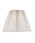 7x17x12 White Linen French Drape Hardback Empire Lampshade