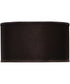 19x19x11 Black Shadow Drum Hardback Lampshade