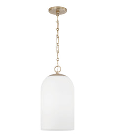 Cleo 1-Light Pendant Matte Brass
