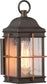 11"H Howell 1-Light Outdoor Bronze / Copper Accents