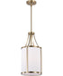 Easton 1-Light Pendant Burnished Brass