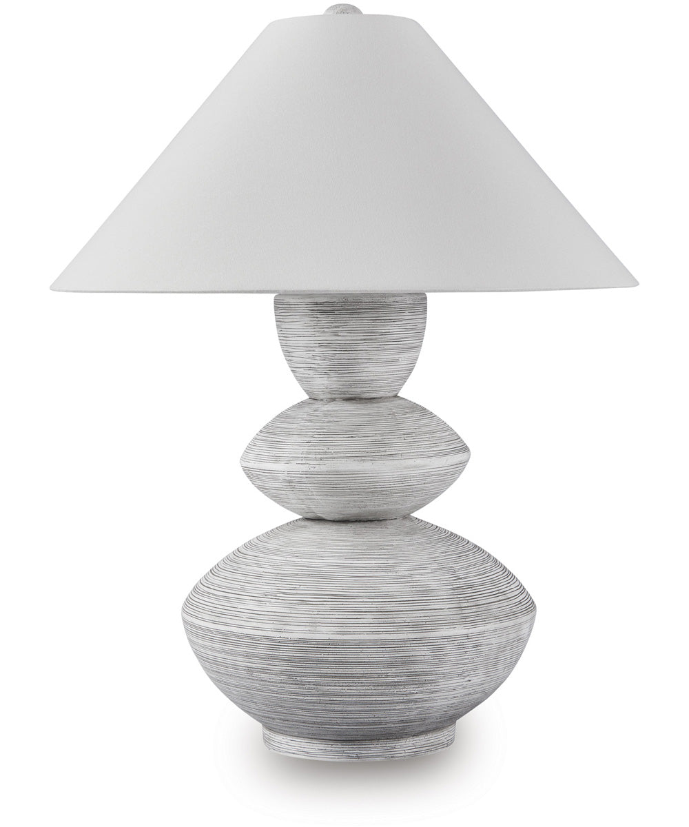 Brickdon Poly Table Lamp Distressed White