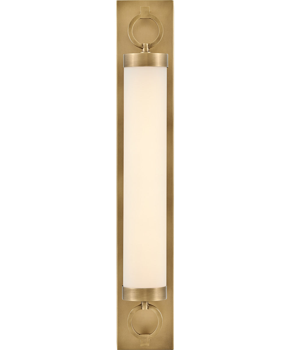 Baylor LED-Light Large LED Vanity in Heritage Brass