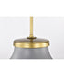 Lafayette 1-Light Pendant Matte Gray