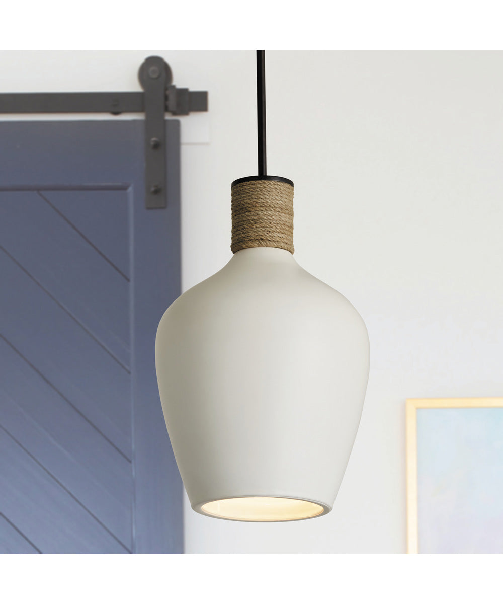 Destin 1-Light Pendant Dark Pewter