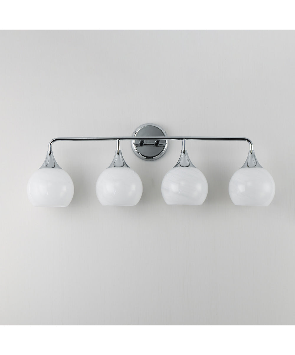 Neve 4-Light Bath Vanity Polished Chrome