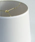 14"W x 10"H White Linen Drum Lampshade